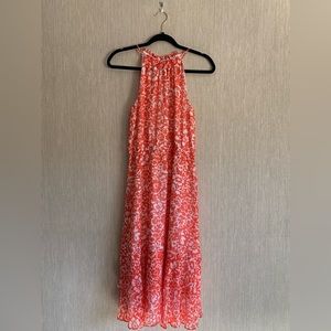Size 6 Ann Taylor Orange Maxi Dress